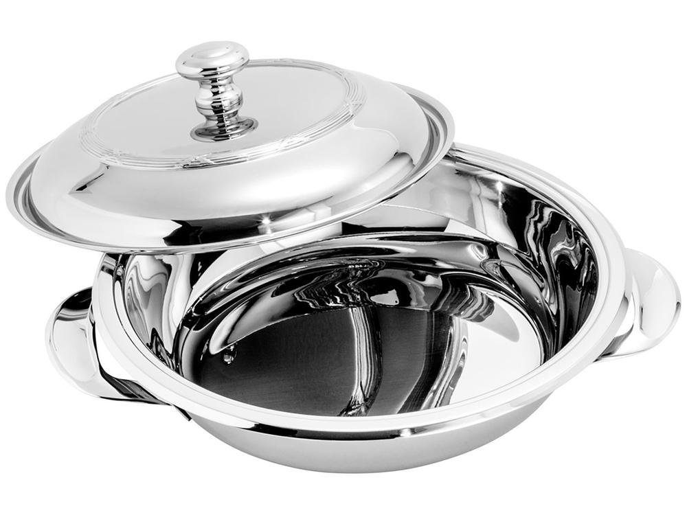 Legumeira Inox com Tampa 1,5L Wolff Croisé Mônaco - 1