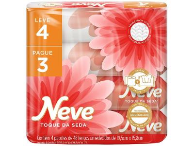 Kit Lenço Umedecido Neve Toque de Seda