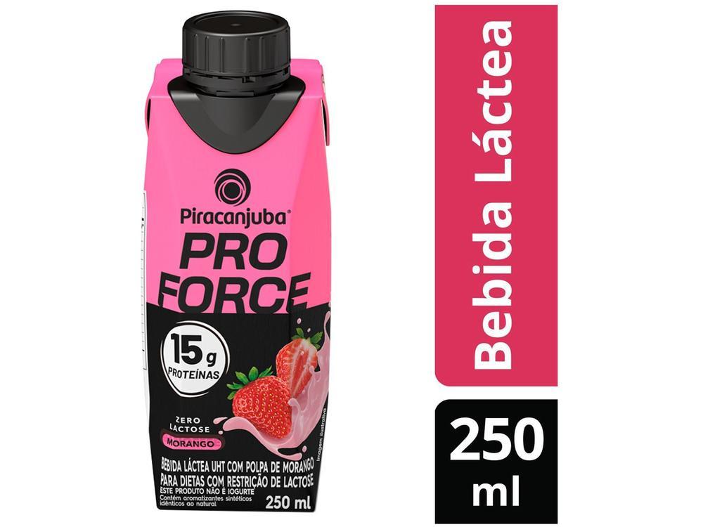 Bebida Láctea UHT com 15g de Proteína Piracanjuba ProForce 15g Morango Zero Lactose 250ml - 2