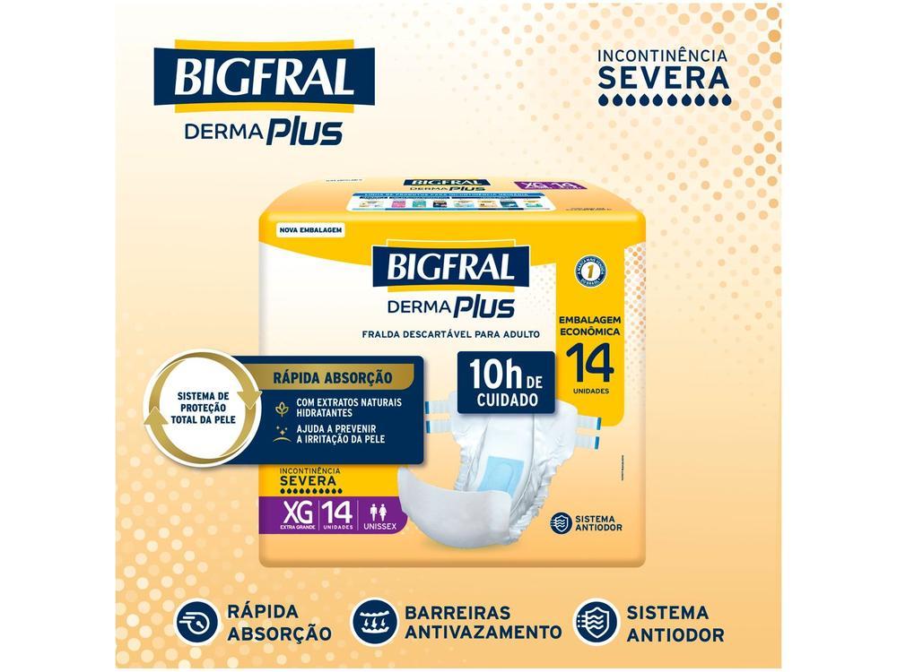 Fralda Geriátrica Bigfral Derma Plus Econômica - 3
