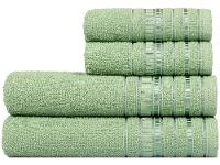 Jogo de Toalhas de Banho Atlântica Delicata Garden Verde Menta 4 Peças - 9