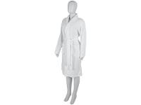 Roupão de Inverno de Microfibra Atlântica Sofisticata Premium Gola Estampada Branco - 2