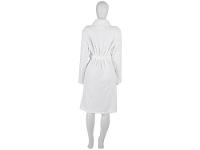 Roupão de Inverno de Microfibra Atlântica Sofisticata Premium Gola Estampada Branco - 3