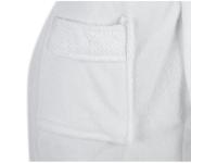 Roupão de Inverno de Microfibra Atlântica Sofisticata Premium Gola Estampada Branco - 6