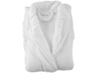 Roupão de Inverno de Microfibra Atlântica Sofisticata Premium Gola Estampada Branco - 8