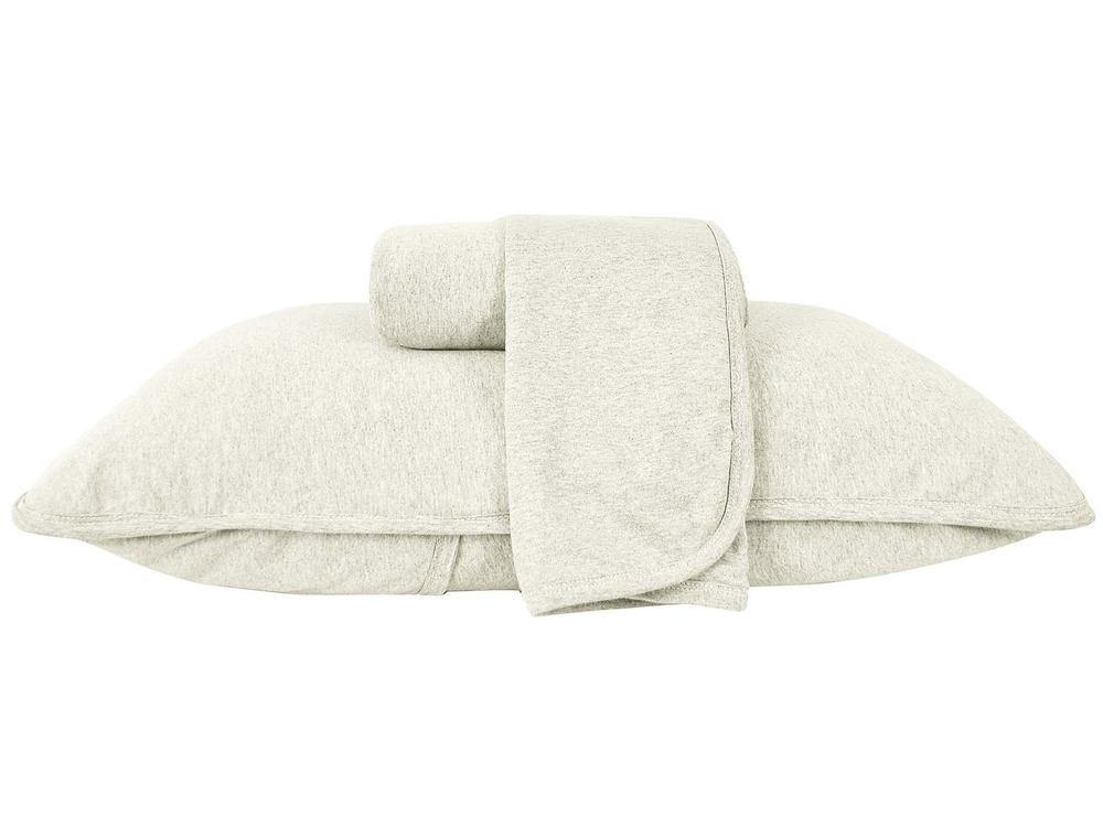 Jogo de Cama Casal Atlântica Mescla Urban Bege 3 Peças - 1