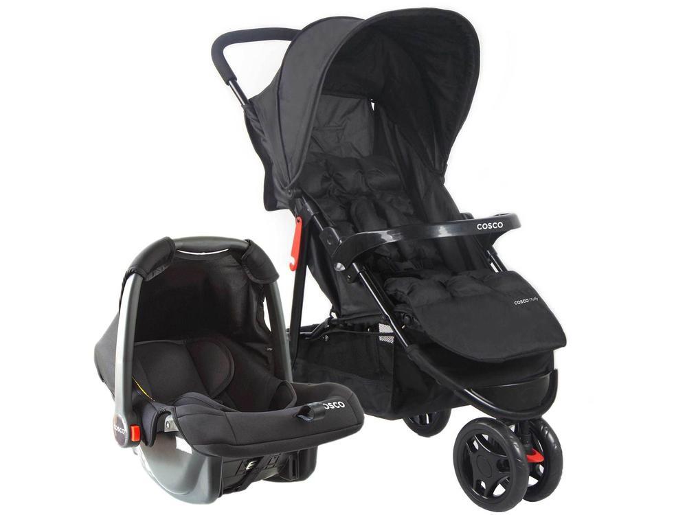 Carrinho de Bebê com Bebê Conforto Cosco Kids - 1