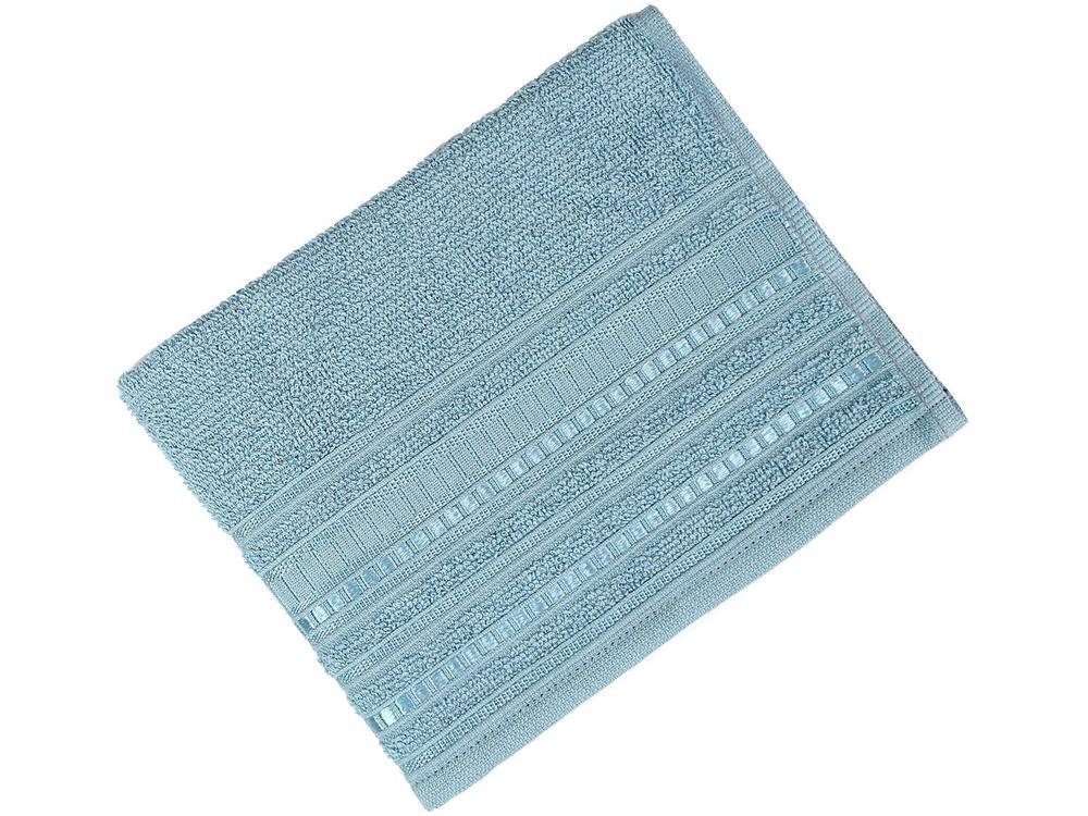 Jogo de Toalhas de Banho Atlântica Delicata Garden Azul Cetim 4 Peças - 7