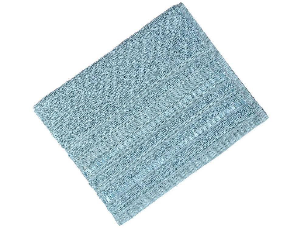 Jogo de Toalhas de Banho Atlântica Delicata Garden Azul Cetim 4 Peças - 5