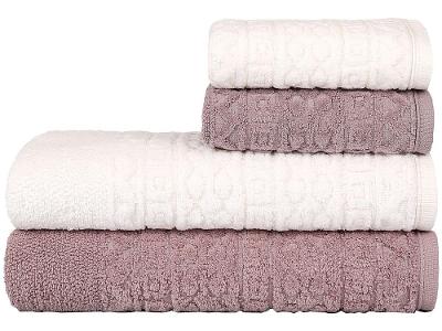 Jogo de Toalhas de Banho Atlântica 100% Algodão Sofisticata Cosmopolitan 4 Peças