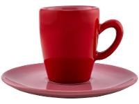 Jogo de Xícaras de Café de Porcelana 75ml Oxford Complementos Espresso 6 Peças