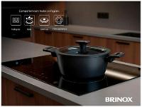 Jogo de Panelas Brinox Revestimento Cerâmico Preto 5 Peças Carbon Ceramic Life - 6