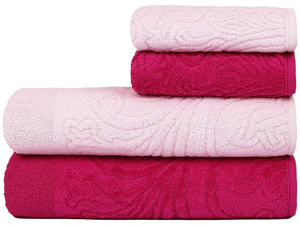 Jogo de Toalhas de Banho Atlântica 100% Algodão Sofisticata 4 Peças - 1