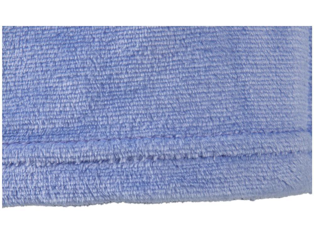 Roupão de Inverno de Microfibra Atlântica Pompom Violeta com Capuz - 7