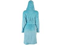 Roupão de Inverno de Microfibra Atlântica Pompom Verde com Capuz - 2