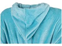 Roupão de Inverno de Microfibra Atlântica Pompom Verde com Capuz - 8