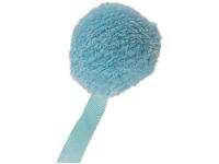 Roupão de Inverno de Microfibra Atlântica Pompom Verde com Capuz - 6