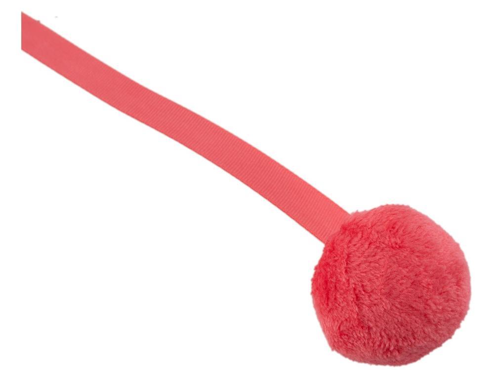 Roupão de Inverno de Microfibra Atlântica Pompom Framboesa com Capuz - 9