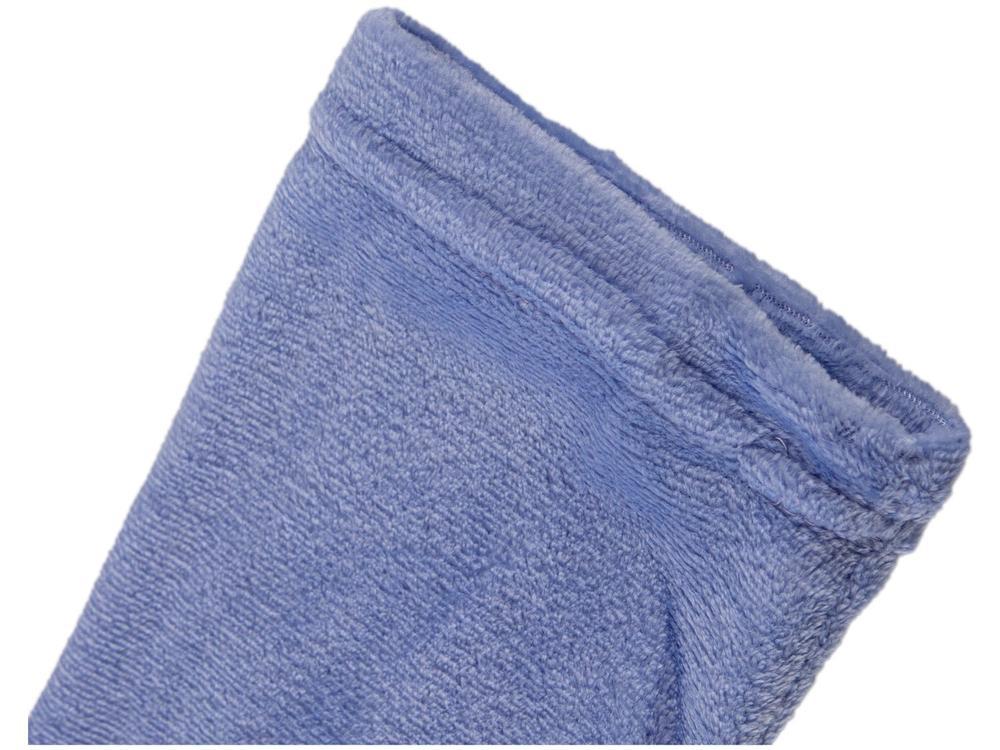 Roupão de Inverno de Microfibra Atlântica Pompom Violeta com Capuz - 6