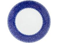 Aparelho de Jantar Sobremesa e Chá 20 Peças Tramontina de Porcelana Azul Redondo Umeko - 7