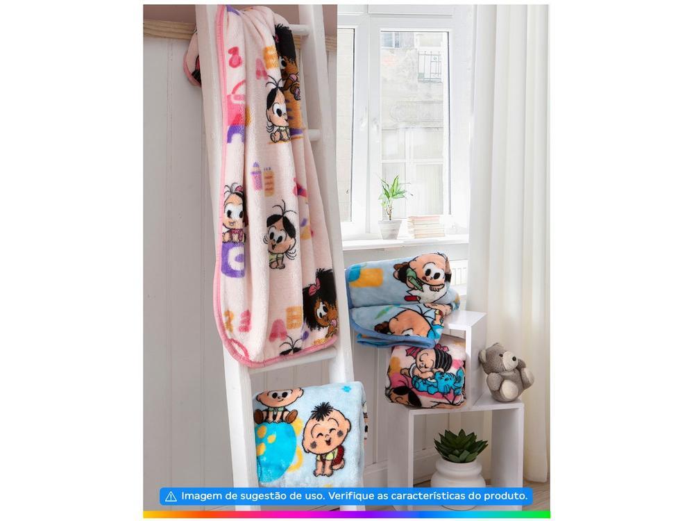 Cobertor Infantil de Berço Jolitex de Microfibra Soninho Rosa - 4