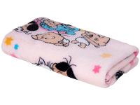 Cobertor Infantil de Berço Jolitex de Microfibra Soninho Rosa - 1