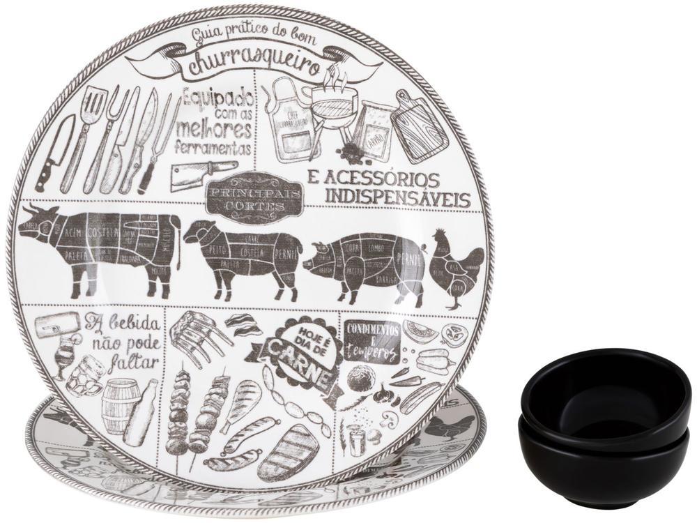 Conjunto para Servir Alleanza Churrasco 4 Peças - 1