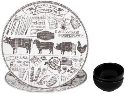 Conjunto para Servir Alleanza Churrasco 4 Peças