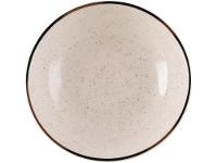 Aparelho de Jantar e Chá 20 Peças Oxford de Cerâmica Bege e Marrom Redondo Unni Brisa - 7