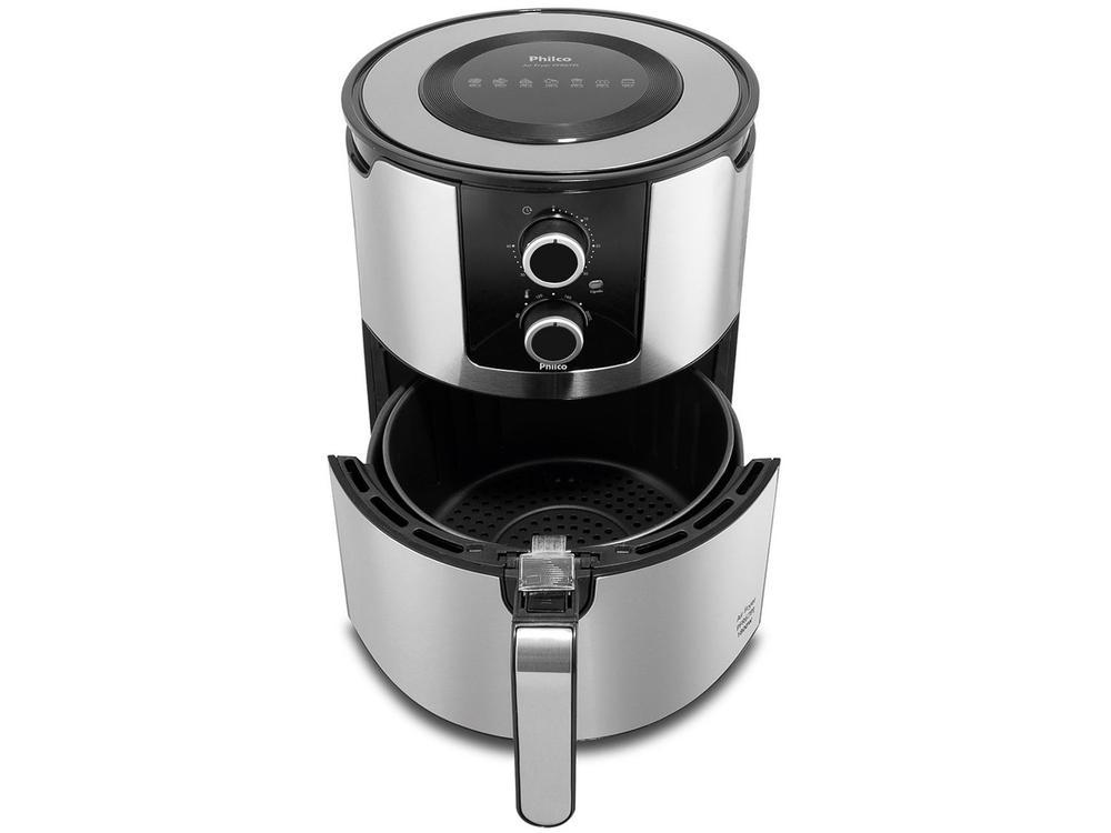 Air Fryer Philco Preto e Prata 6,1L - 9