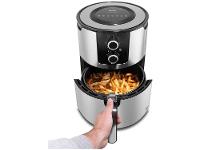 Fritadeira Elétrica sem Óleo/Air Fryer Philco Preto e Prata 6,1L - 7