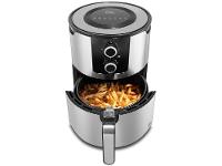 Fritadeira Elétrica sem Óleo/Air Fryer Philco Preto e Prata 6,1L - 8