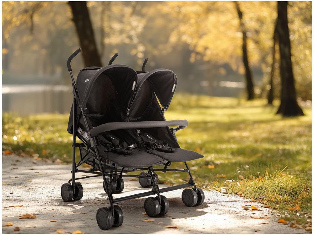 Carrinho de Bebê Kiddo Whoop Youme II Gêmeos - 2