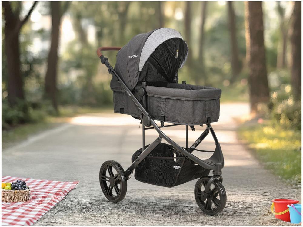 Carrinho de Bebê com Moisés Kiddo Trek 3 Rodas - 3
