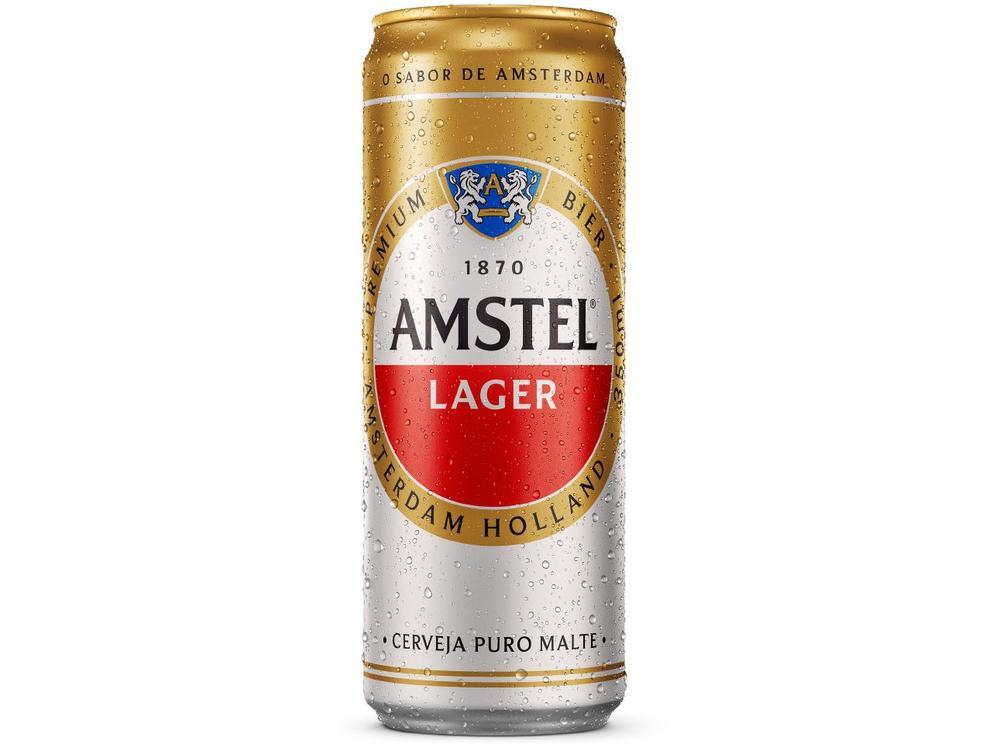Cerveja Amstel Lager Puro Malte 12 Unidades Lata 350ml - 3