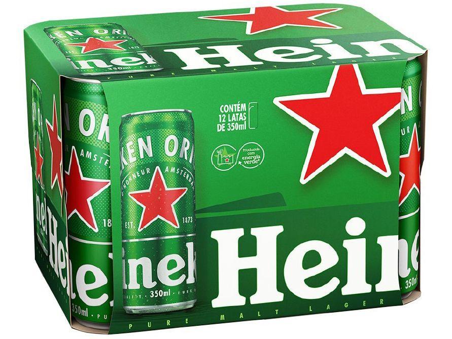 Cerveja Heineken Lata 350ml 12 Unidades - 8