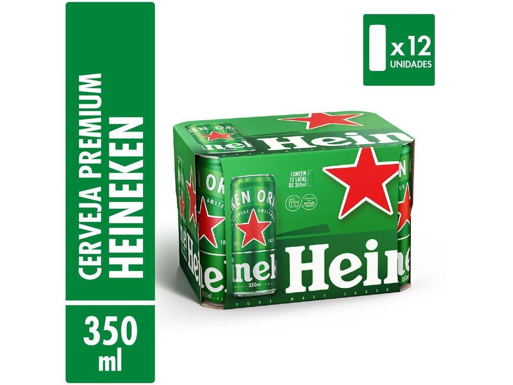 Cerveja Heineken Lata 350ml 12 Unidades - 2