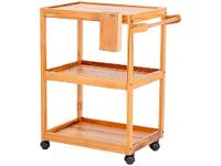 Carrinho para Churrasco de Madeira Tramontina