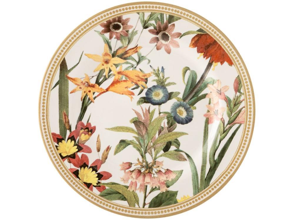 Aparelho de Jantar 12 Peças Alleanza Cerâmica Branco e Verde Água Redondo Bulbo - 4