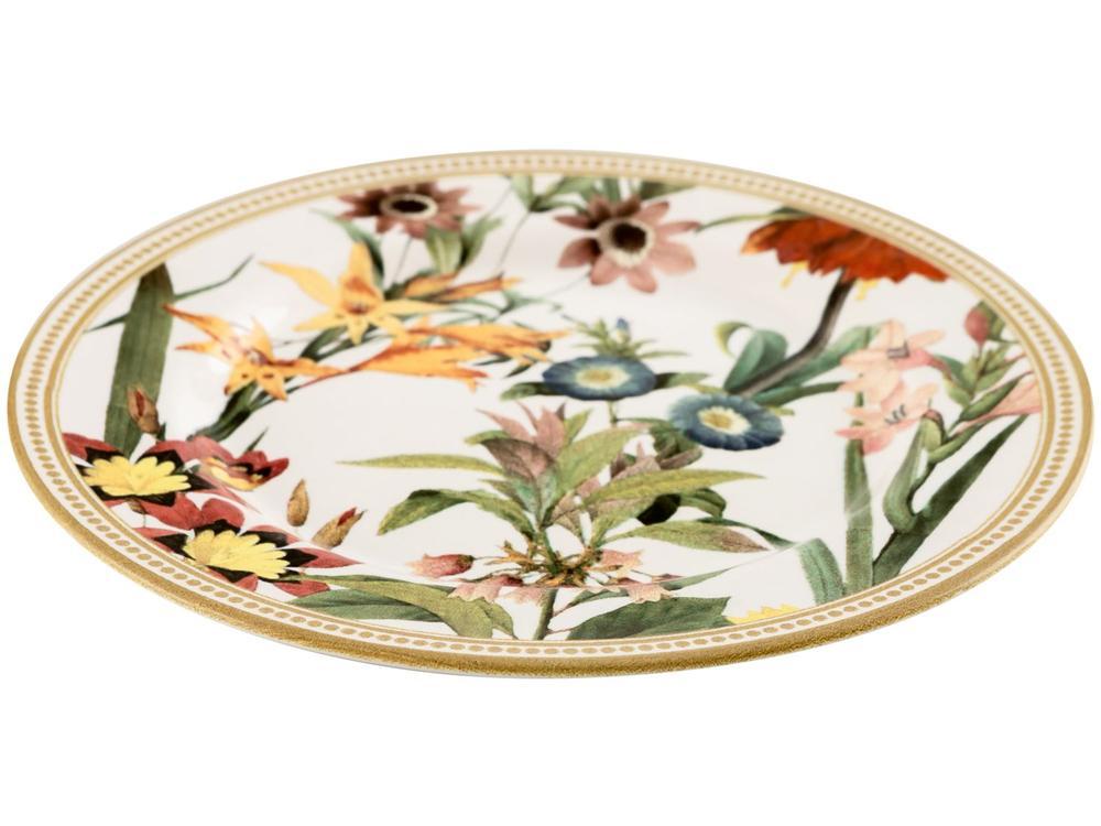 Aparelho de Jantar 12 Peças Alleanza Cerâmica Branco e Verde Água Redondo Bulbo - 5