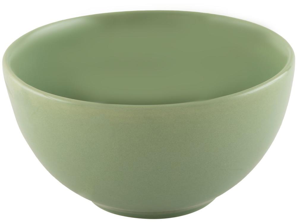 Aparelho de Jantar 12 Peças Alleanza Cerâmica Branco e Verde Água Redondo Bulbo - 9