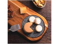 Tábua para Queijos de Madeira com Pedra Retangular Tramontina Provence 48x19cm - 5