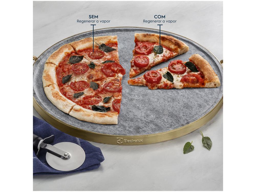 Fogão 4 Bocas Electrolux Preto Mesa de Vidro com Timer VaporBake FE4DP - 9