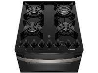 Fogão 4 Bocas Electrolux Preto Mesa de Vidro com Timer VaporBake FE4DP - 6
