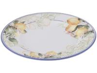 Aparelho de Jantar e Chá 20 Peças Alleanza de Cerâmica Branco e Azul Redondo Sorrento - 5