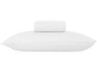 Jogo de Cama Solteiro 100% Poliéster Marcelino Têxtil Hypercal Branco 2 Peças