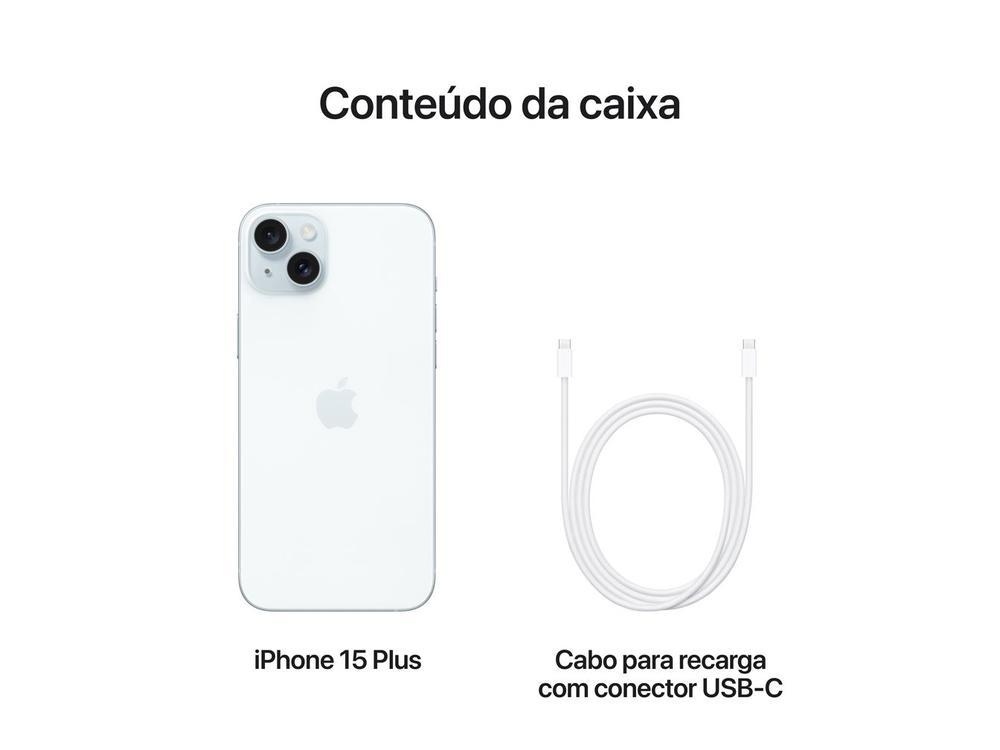 Apple iPhone 15 Plus 128GB Azul 6,7" 48MP iOS 5G - 9