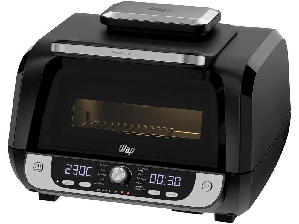 Air Fryer Wap Barbecue Preto e Cinza com Timer - 10