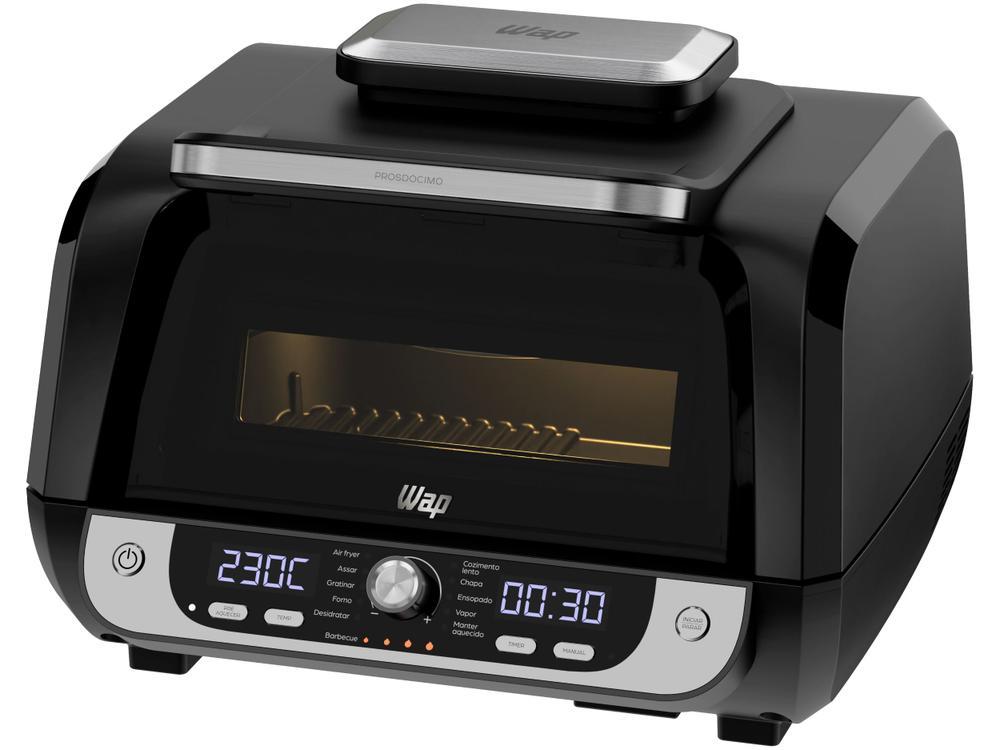 Air Fryer Wap Barbecue Preto e Cinza com Timer - 1
