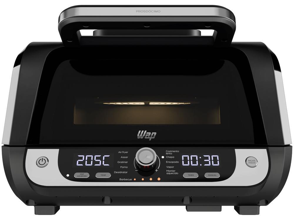 Air Fryer Wap Barbecue Preto e Cinza com Timer - 4